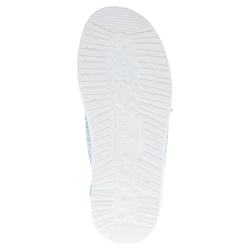 Hey Dude Youth Wendy Sport Mesh Light Blue Casual Shoe
