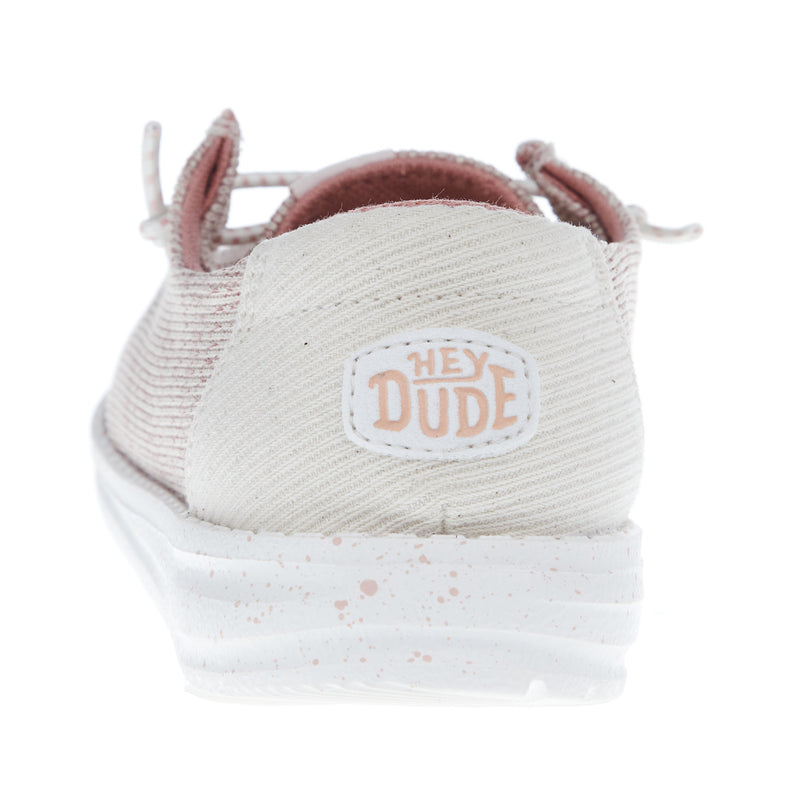 Hey Dude Youth Wendy Sport Mesh Light Pink Casual Shoe