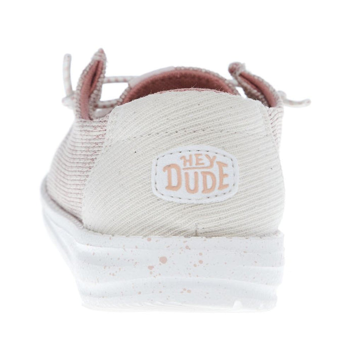 Hey Dude Youth Wendy Sport Mesh Light Pink Casual Shoe