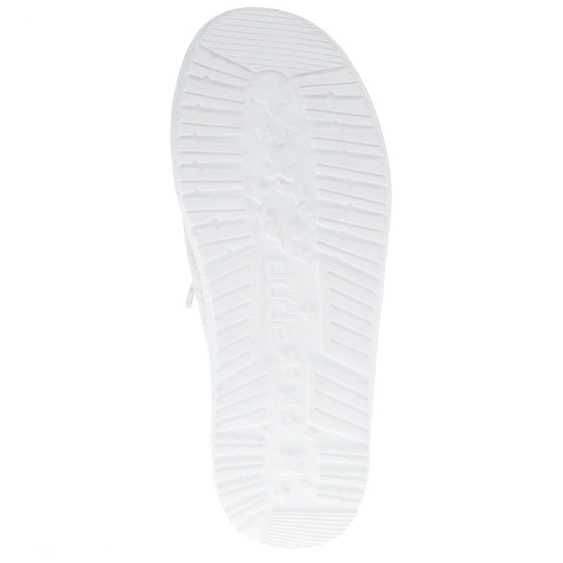 Hey Dude Youth Wendy Sport Mesh Light Pink Casual Shoe