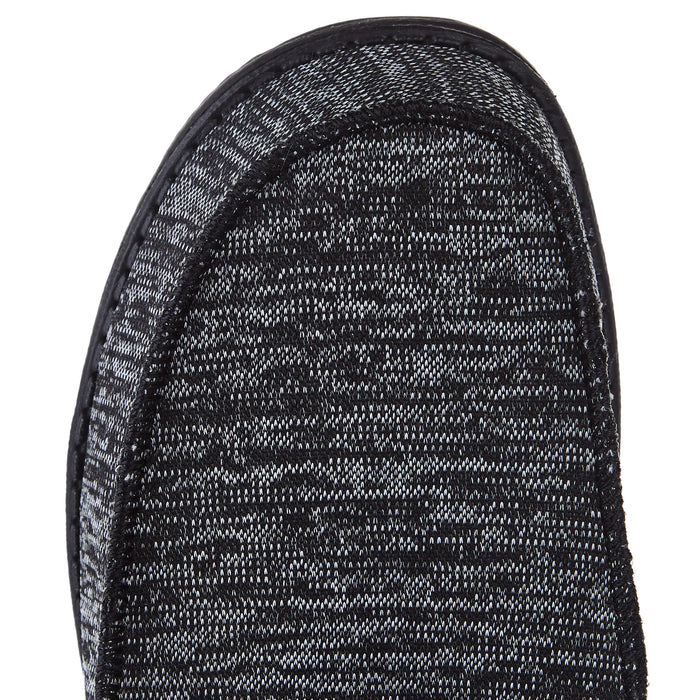 Hey Dude Mens Black/Black Wally Sport Knit Casual