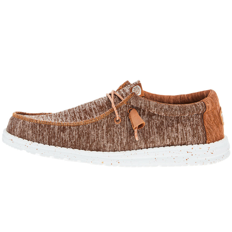 Hey Dude Mens Brown Wally Sport Knit Casual