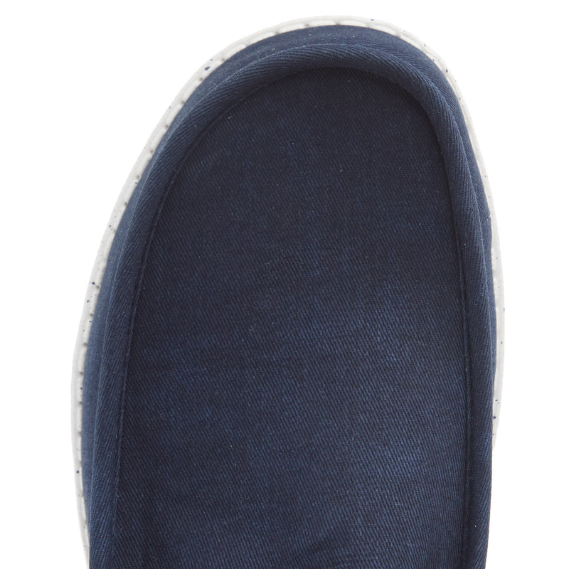Hey Dude Men's Wally Navy Canvas Casual Shoe