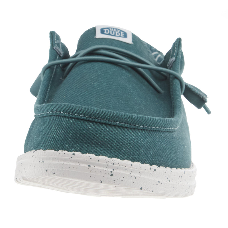 Hey Dude Mens North Atlantic Wally Stretch Canvas Casual Shoe