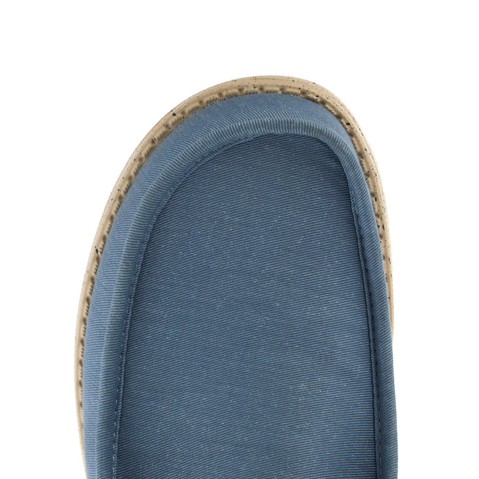Hey Dude Men's Wally Stretch Canvas Faded Denim Casual Shoe