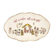 Mud Pie Nativity Platter