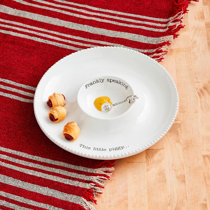 Mud Pie Pig Blanket Platter