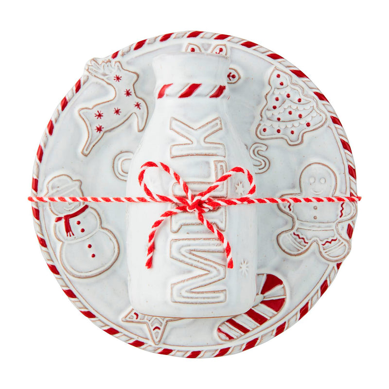 Mud Pie Milk and Cookies For Santa Set