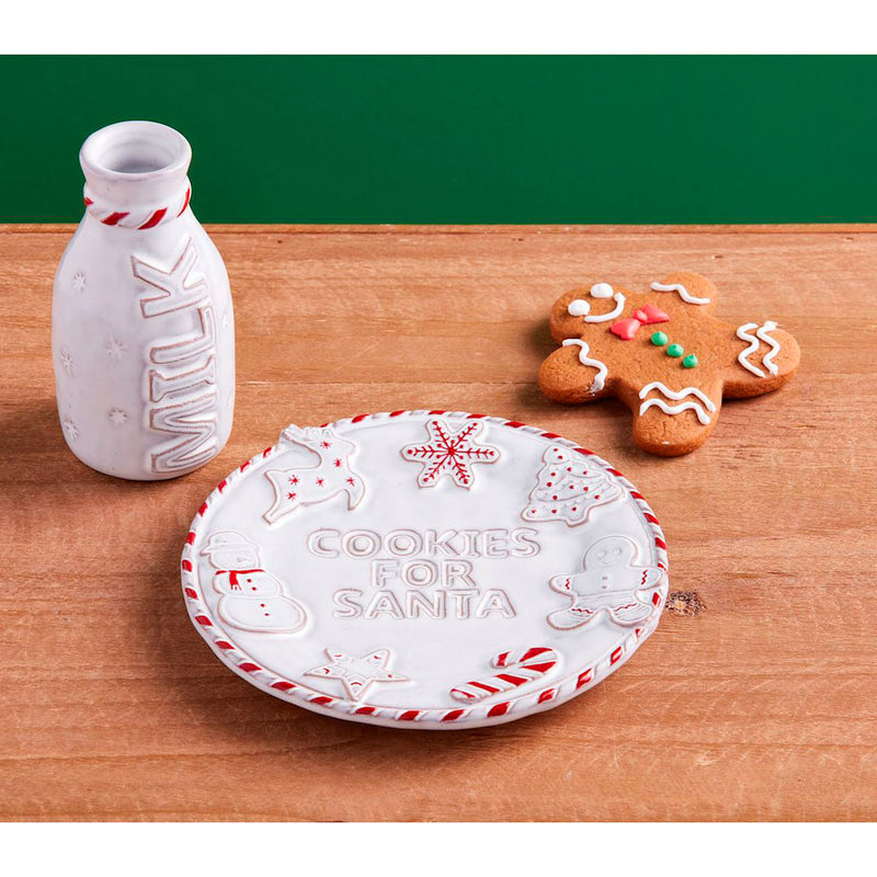 Mud Pie Milk and Cookies For Santa Set