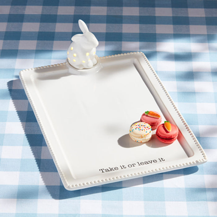 Mud Pie Take It Or Leave It Platter