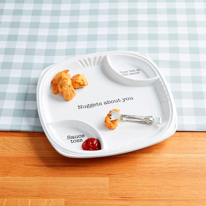 Mud Pie Nuggers About You Platter Set