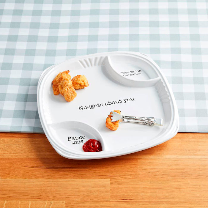 Mud Pie Nuggers About You Platter Set
