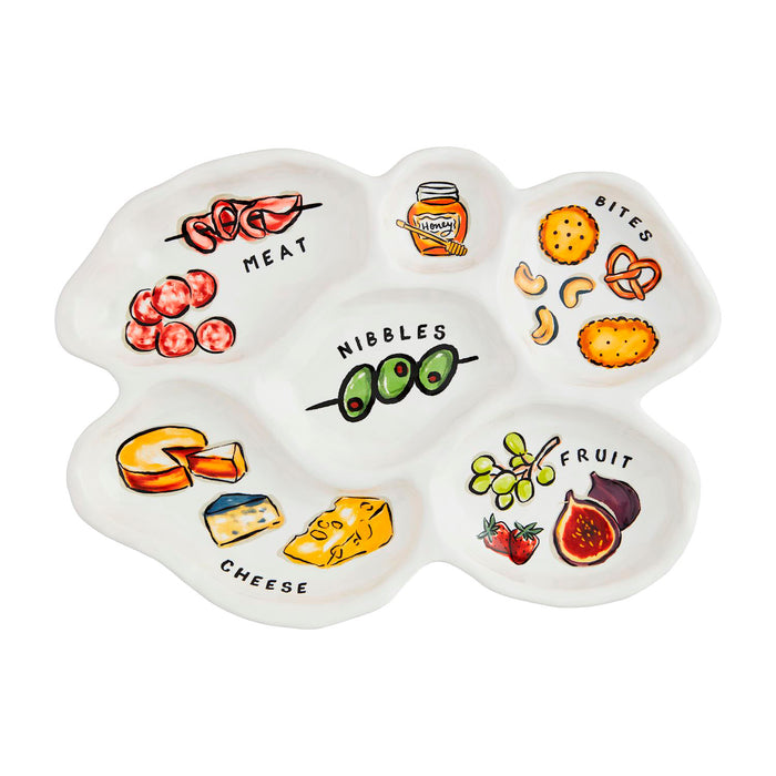 Mud Pie Sectioned Charcuterie Platter
