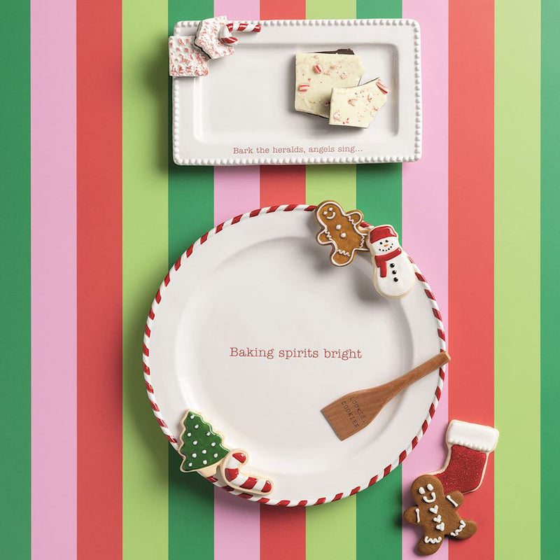 Mud Pie Christmas Cookie Platter Set