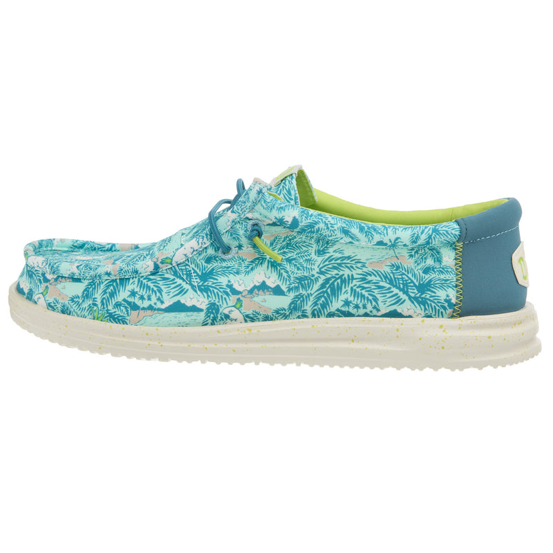Hey Dude Men's Wally Tropical Blue Casual Shoe