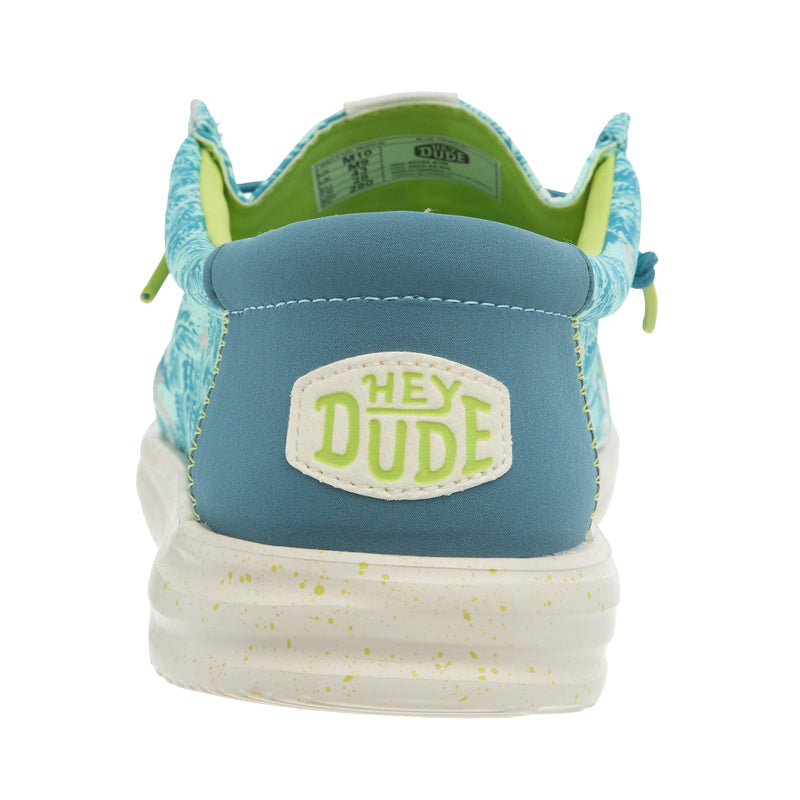 Hey Dude Men's Wally Tropical Blue Casual Shoe
