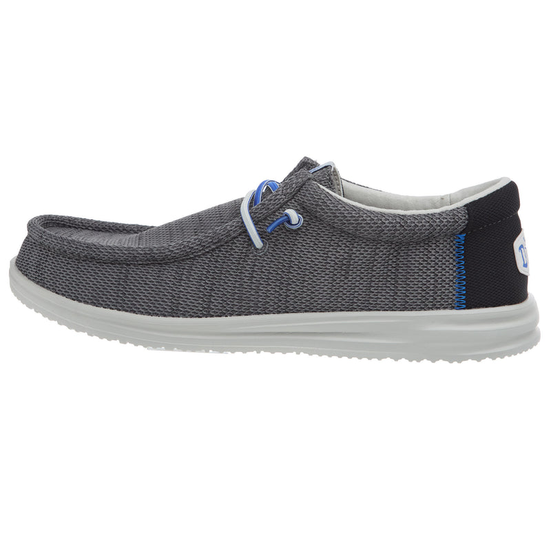 Hey Dude Men`s Wally H2O Mesh Black Casual Shoe
