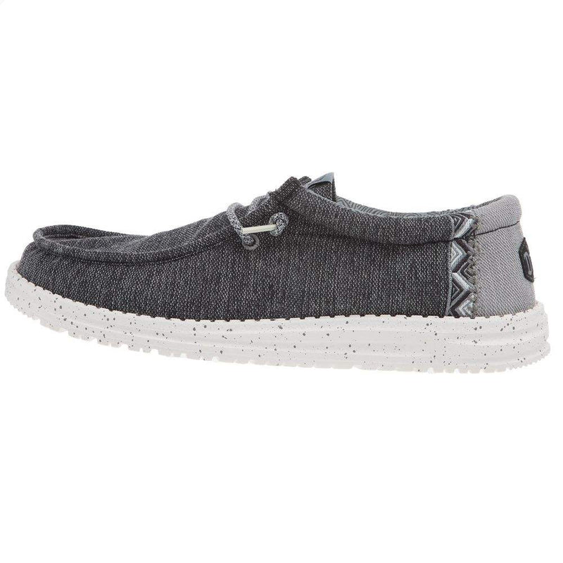 Hey Dude Men's Wally Coastline Black Casual Shoe