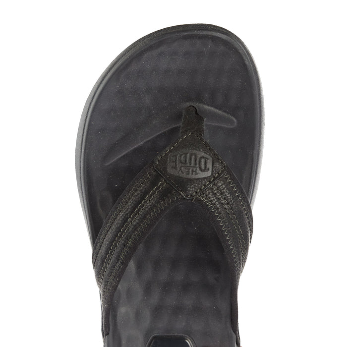 Hey Dude Men`s Myers Classic Black Flip Flop