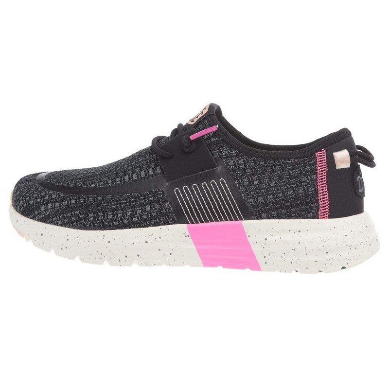 Hey Dude Women's Sirocco W Sport Stripe Black Casual
