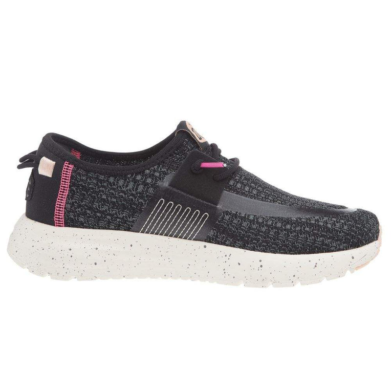 Hey Dude Women's Sirocco W Sport Stripe Black Casual