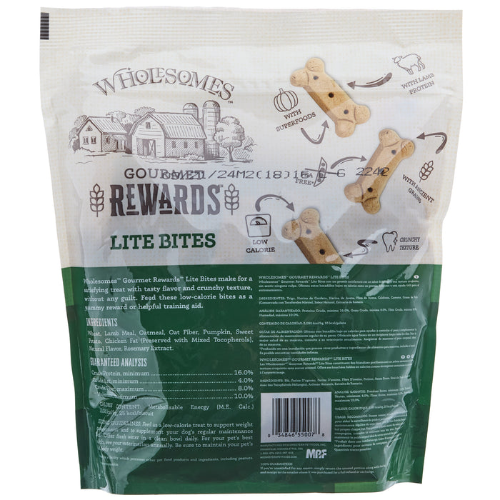 Sportmix - Admc Wholesomes Rewards Lamb Lite Bites Biscuit Dog Treats