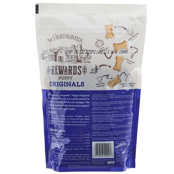Sportmix Wholesomes Rewards Original Puppy Biscuit Dog Treats