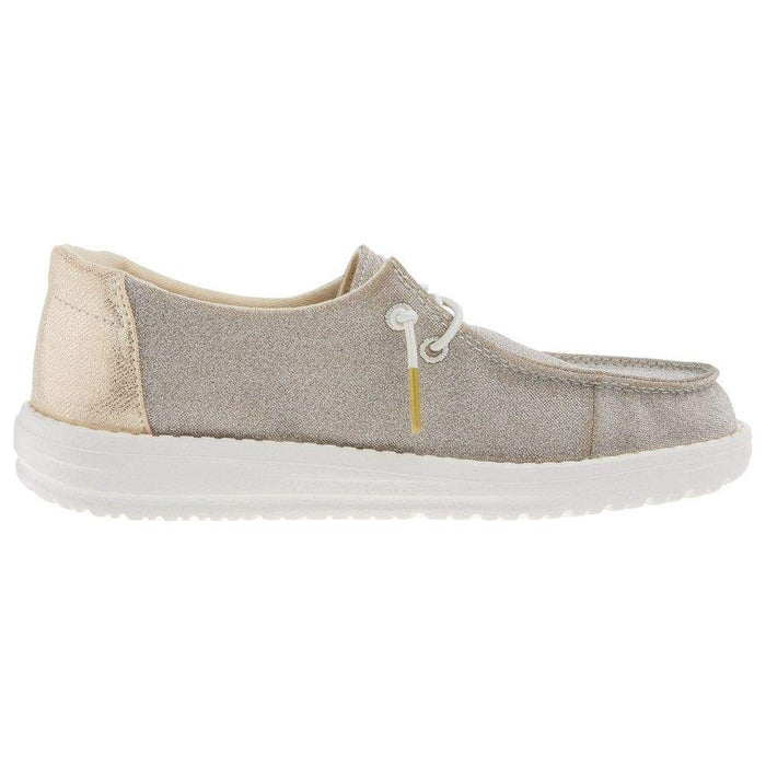 Hey Dude Wendy Metallic Sparkle - Mocassins Femme Pailletés Ultra Légers & Confortables