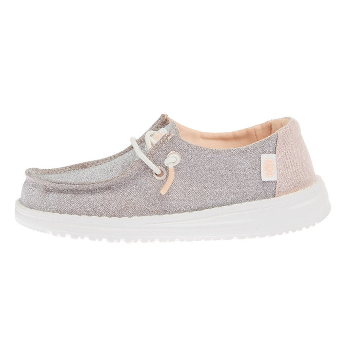 Hey Dude Youth Wendy Rose Gold Metallic Sparkle