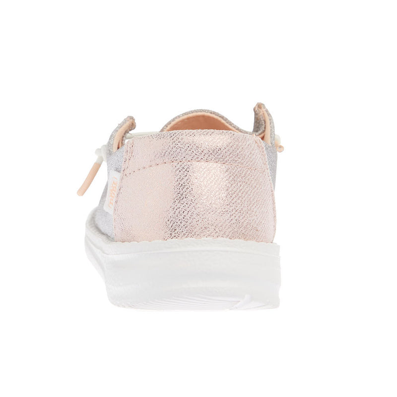 Hey Dude Youth Wendy Rose Gold Metallic Sparkle