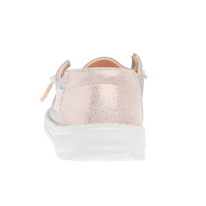 Hey Dude Youth Wendy Rose Gold Metallic Sparkle