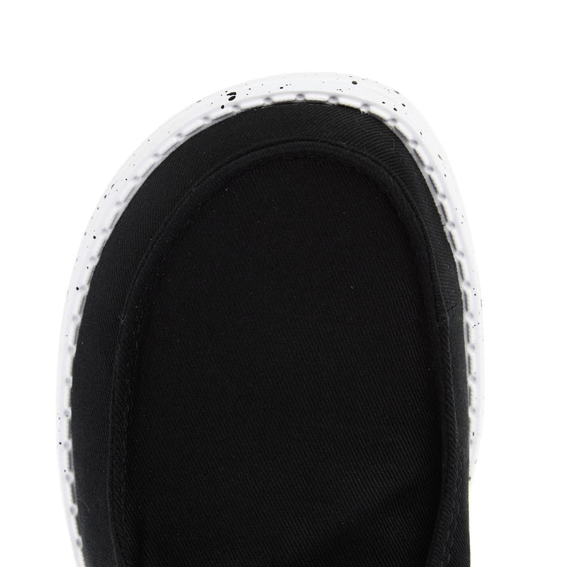 Hey Dude Women's Wendy Stretch Canvas Black Casual