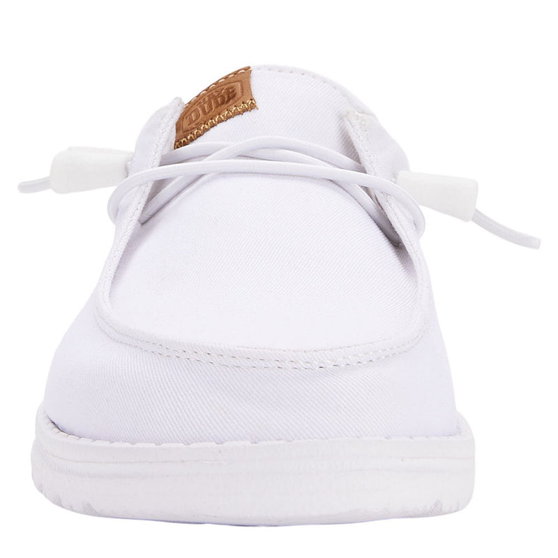 Hey Dude Women's Wendy Stretch Canvas White Casual