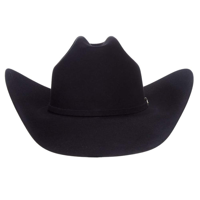 American Hats AHC 40X Rancher Crease Black Self Band 4 1/2in. Brim Felt Cowboy Hat