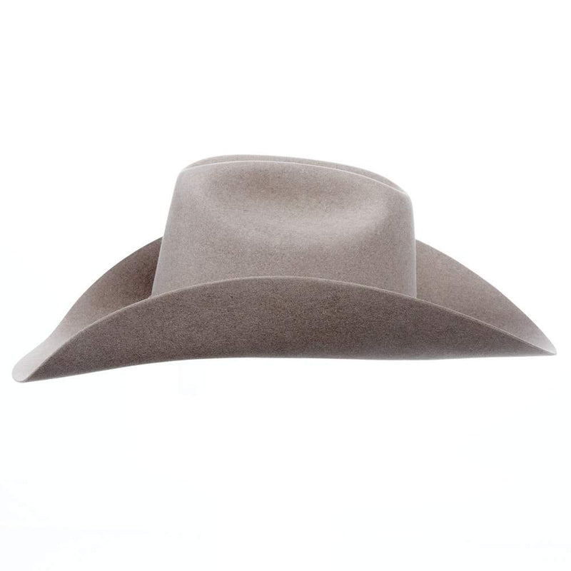 American Hats AHC 40X Rancher Crease Natural 4 1/2in. Brim Felt Cowboy Hat