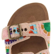 Corkys Footwear Women`s Corky Wannabe Multi Crochet Wedge Sandal