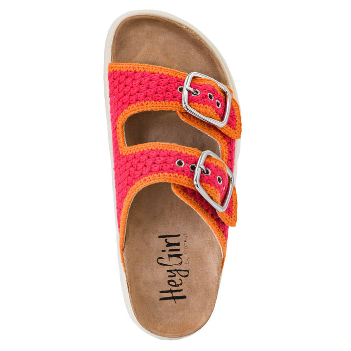 Corkys Footwear Women's Pink Orange Rumor Has It Sandal