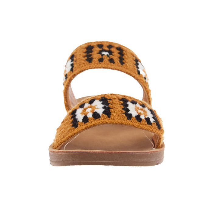Corkys Footwear Women's Toodles Crocheted Two Strap Sandal