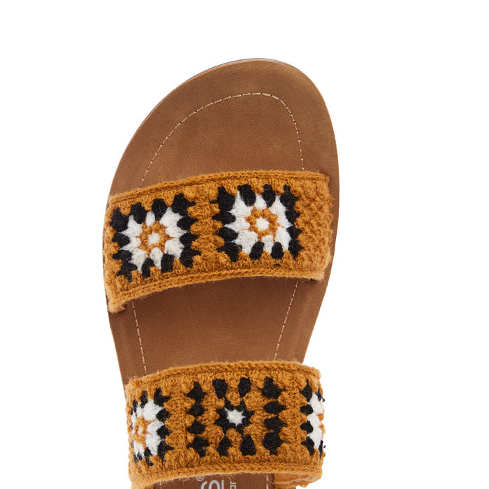 Corkys Footwear Women's Toodles Crocheted Two Strap Sandal