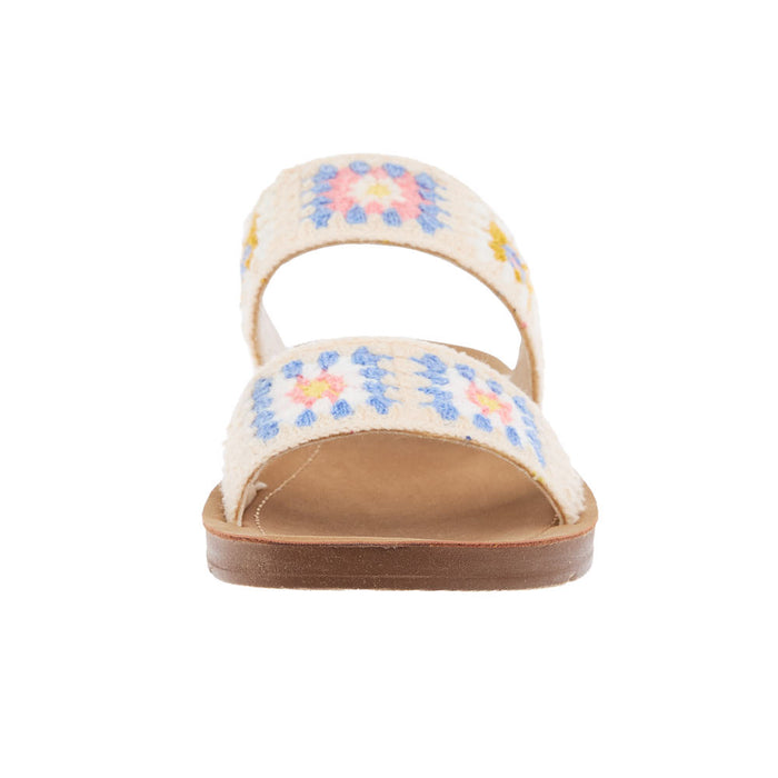 Corkys Footwear Women's Toodles Doble Strap Crocheted Sandal
