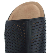 Corkys Footwear Womens Corky Sugar Momma Black Wedge Sandal