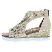 Corkys Footwear Womens Corky Sugar Momma Gold Wedge Sandal