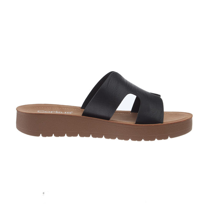 Corkys Footwear Women's Hold Please Black Sandal