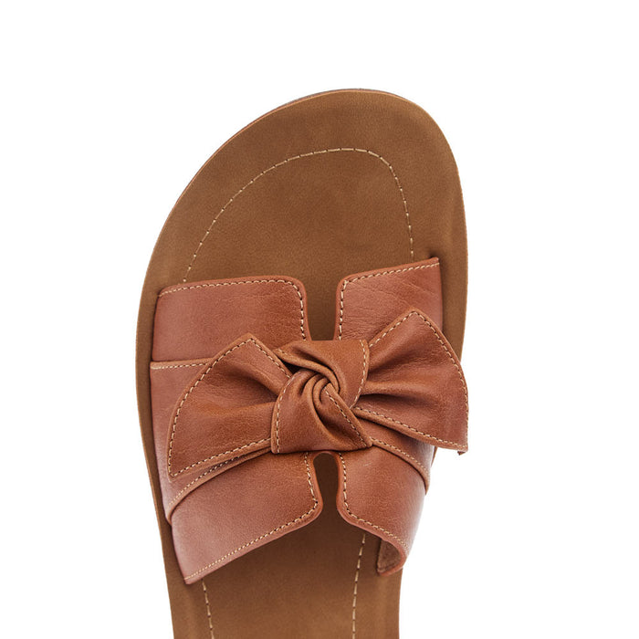 Corkys Footwear Women's Rock The Bowtie Cognac Sandal