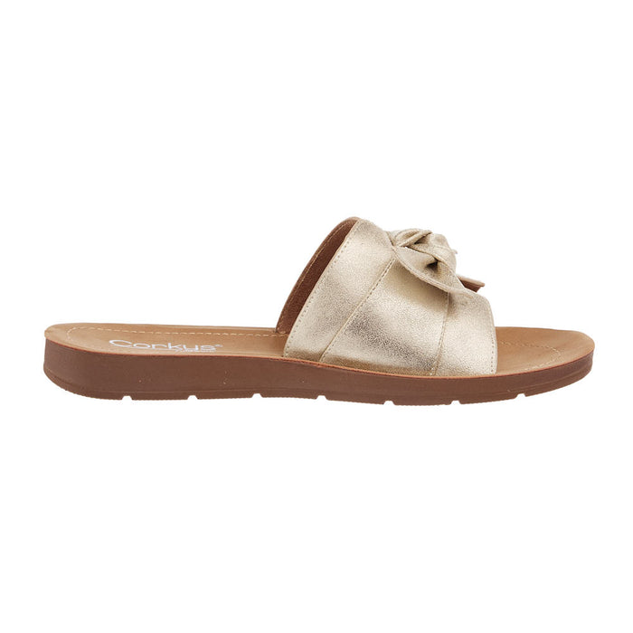 Corkys Footwear Women's Rock The Bowt Gold Sandal