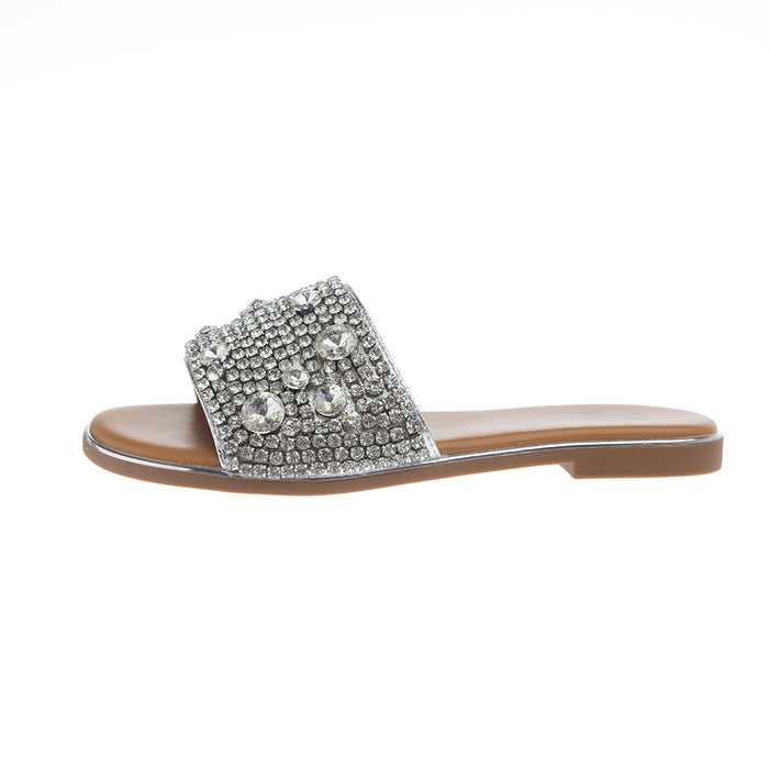 Corkys Footwear Women's Gimme Kiss Silver Sandal