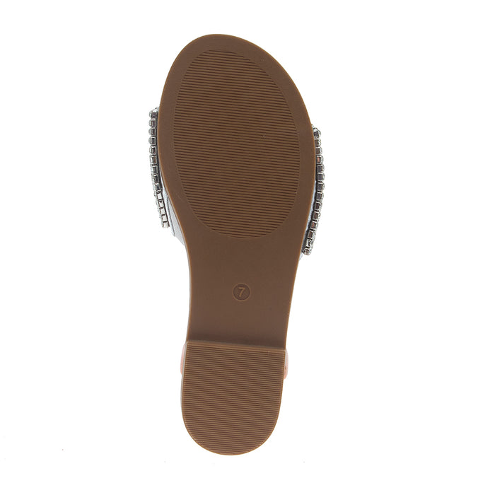 Corkys Footwear Women's Gimme Kiss Silver Sandal