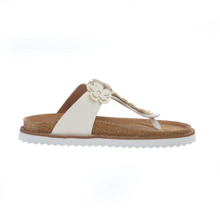 Corkys Footwear Women's Bless Her Heart White Floral Sandal