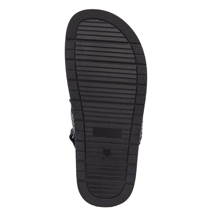 Corkys Footwear Womens Go For It Black Raffia Sandals