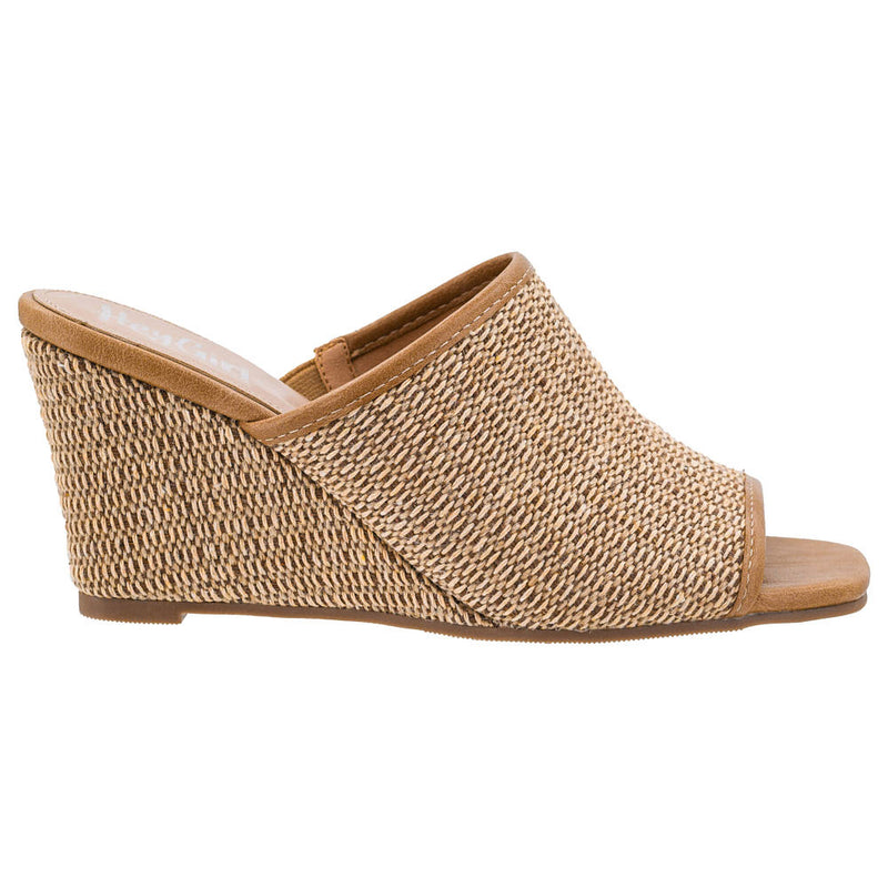 Corkys Footwear Women's Raffia Kiss Me Wedge Sandal